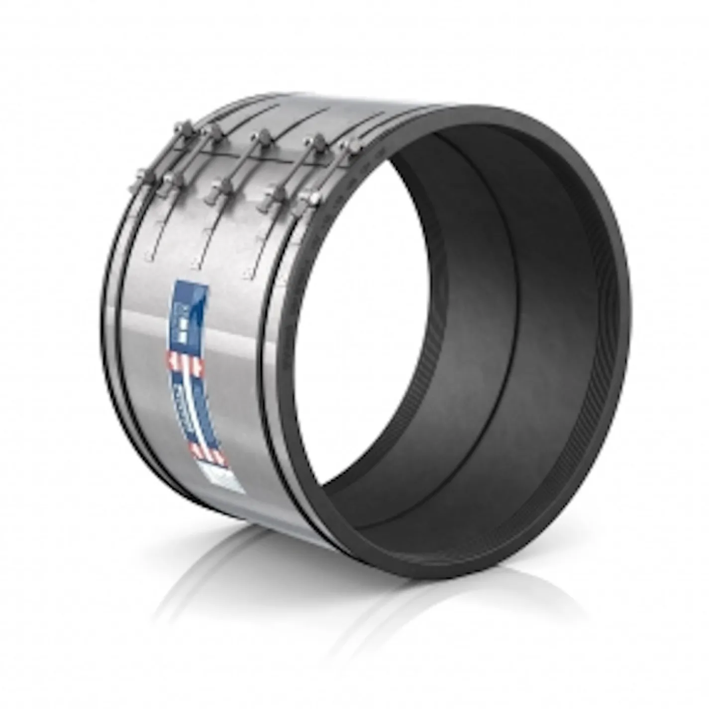 З'єднувач CRASSUS Standart Type 2B CSC 225 (200-225мм), до 2,5 бар, EPDM / V2A (шт.) - Фото 3