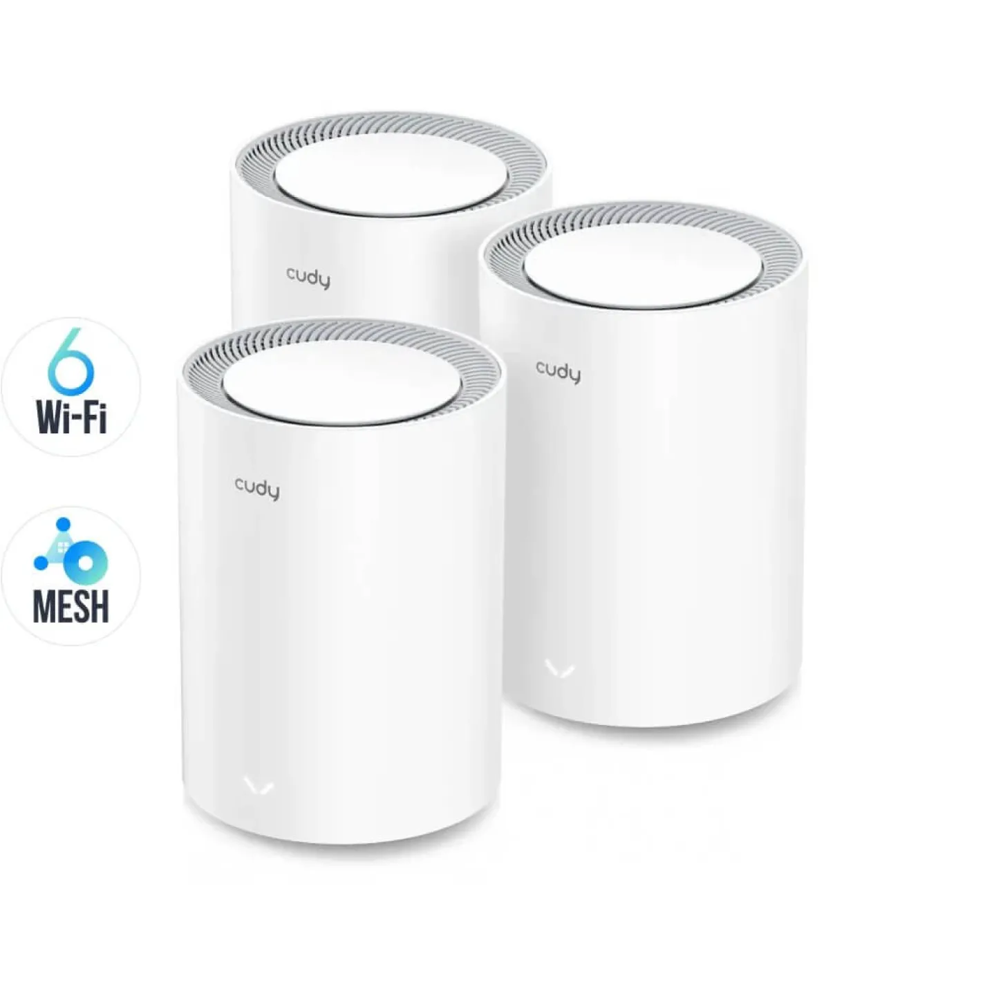 Mesh-маршрутизатор Cudy M1800 WiFi 6 (3-Pack) двухдиапазонный гигабитный - Фото 1
