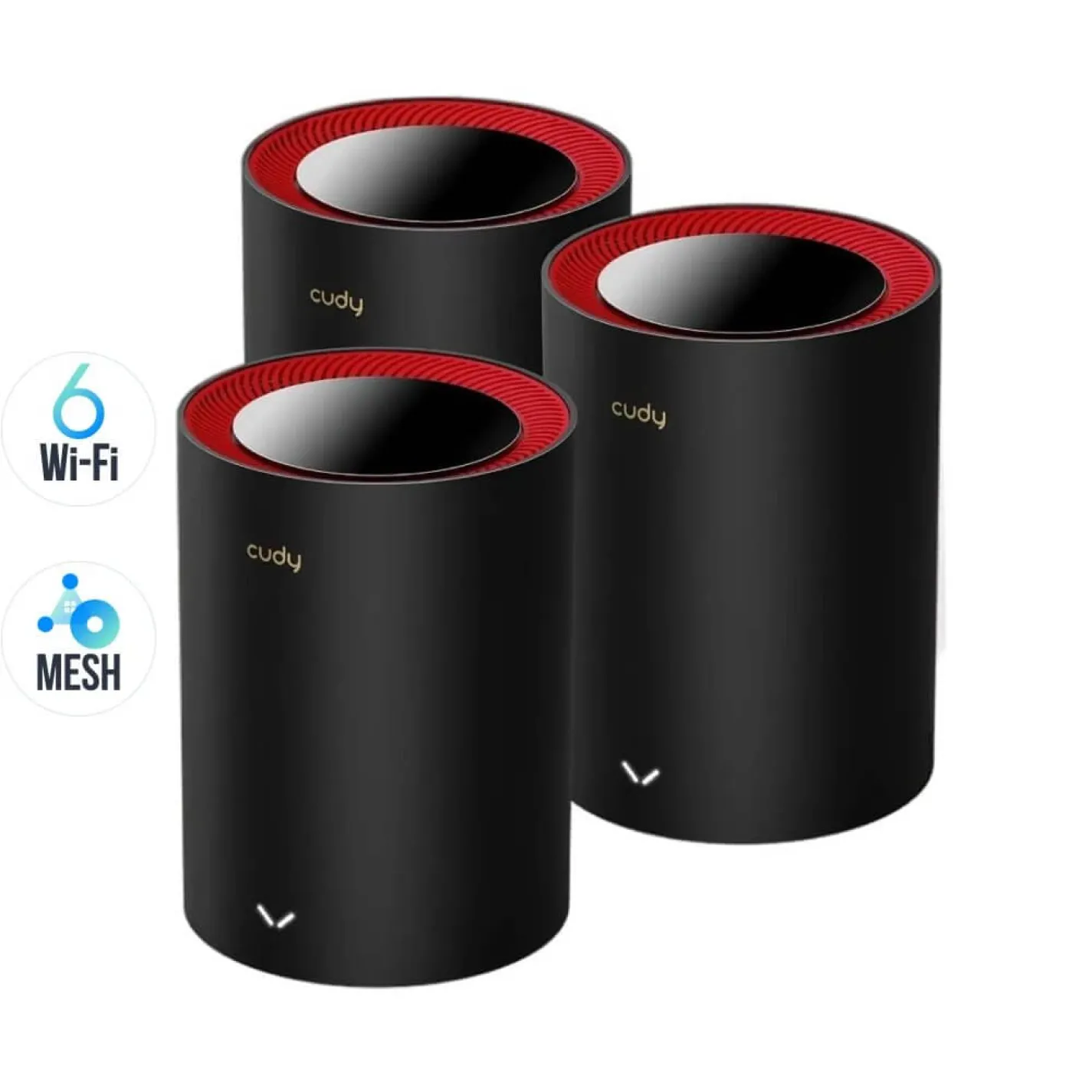 Mesh-маршрутизатор Cudy WiFi 6 2.5G Cudy M3000 (3-Pack) двухдиапазонный - Фото 1