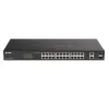 Комутатор D-Link DGS-1100-26MPV2 24xGE PoE, 2xSFP/GE, 370Вт- Фото 2