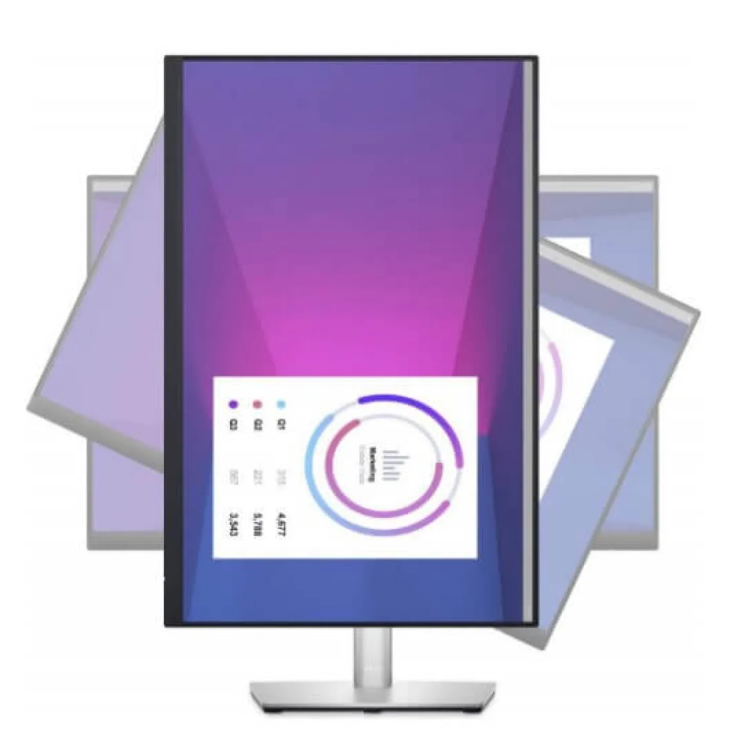 Монитор DELL 23.8" P2425H D-Sub HDMI DP USB3.2 IPS 100Hz (210-BMFF) - Фото 2