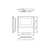 IP видеодомофон 4.3" Dahua DHI-VTH2611L-WP- Фото 4