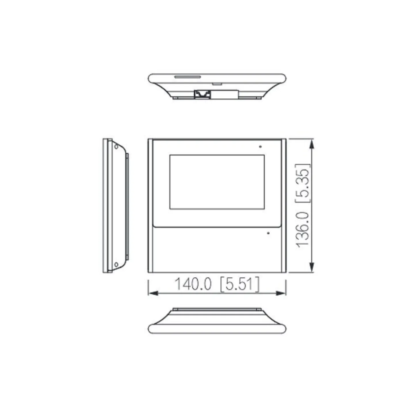 IP видеодомофон 4.3" Dahua DHI-VTH2611L-WP - Фото 3