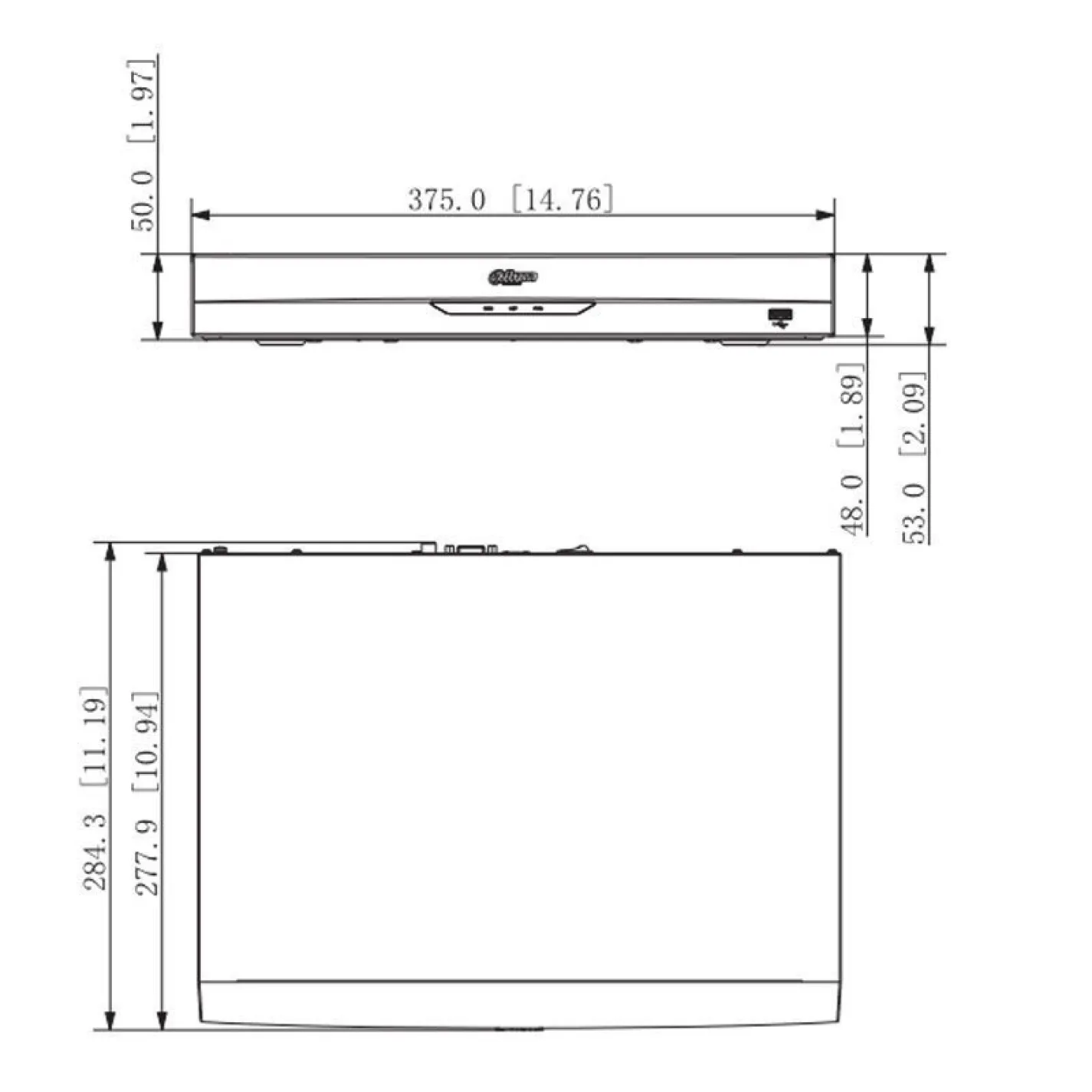 IP-видеорегистратор 16-канальный Dahua DHI-NVR2216-I2 12Mp - Фото 3