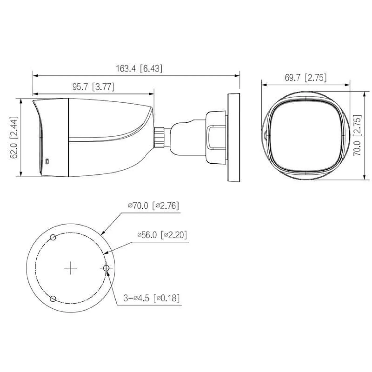 Камера видеонаблюдения Dahua DH-HAC-HFW1200CLP-IL-A (2.8мм) - Фото 3