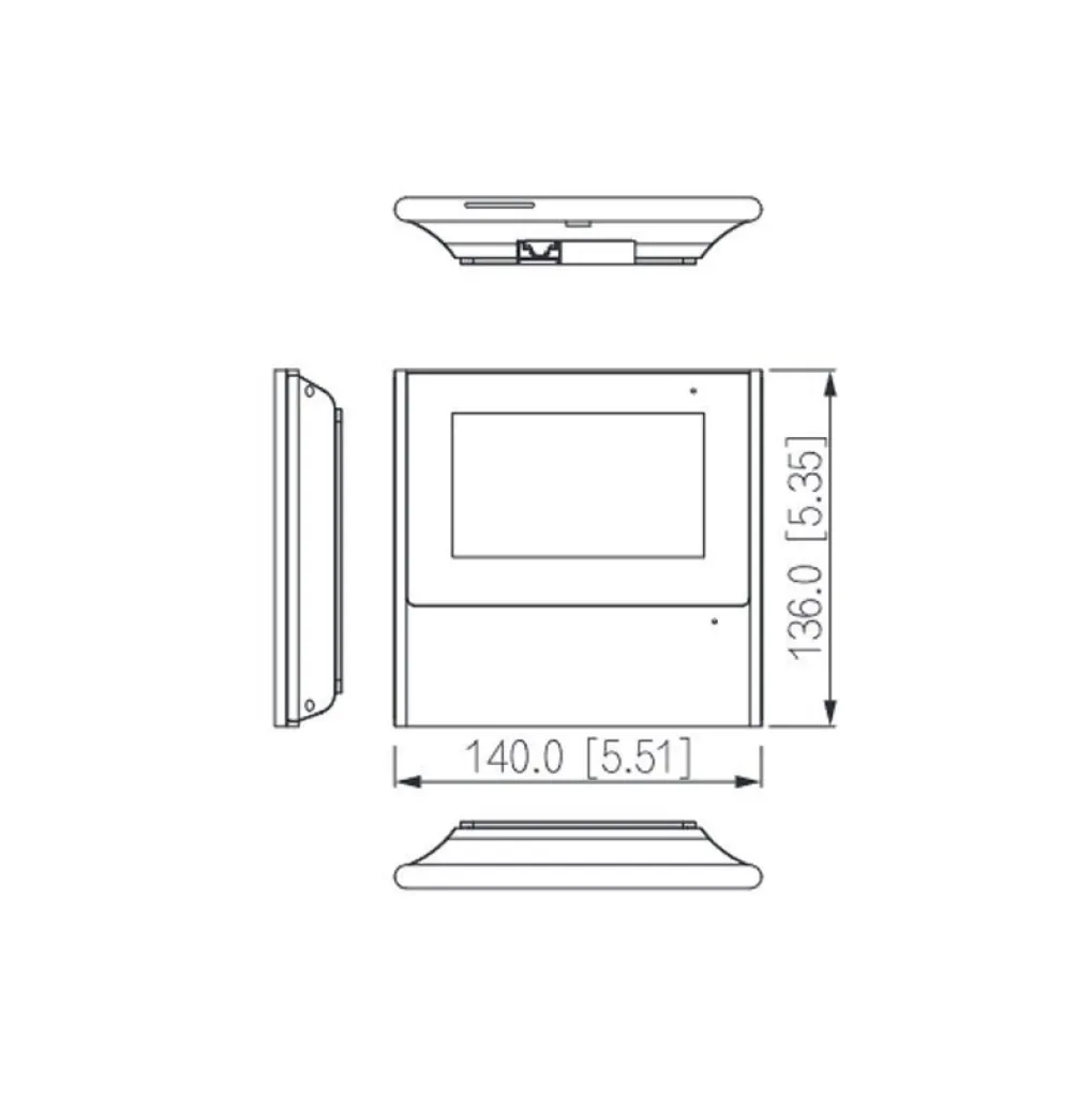 IP видеодомофон 4.3" Dahua DHI-VTH2611L-WP- Фото 4