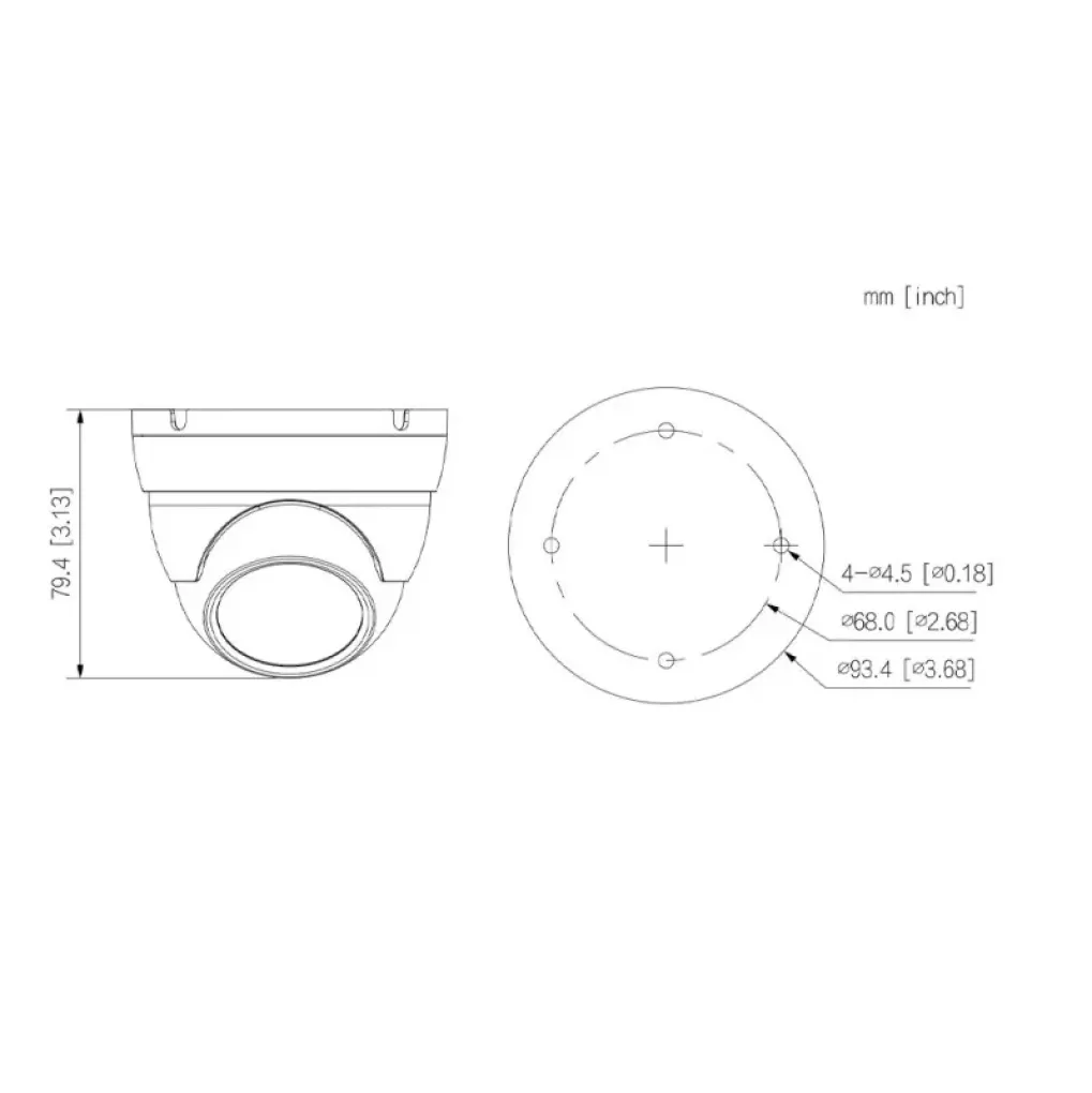 Камера відеоспостереження Dahua DH-HAC-HDW1200MP 2Mp (2.8 мм) (99-00000041)- Фото 3