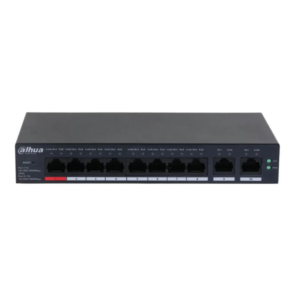 PoE комутатор Dahua DH-CS4010-8GT-110- Фото 1