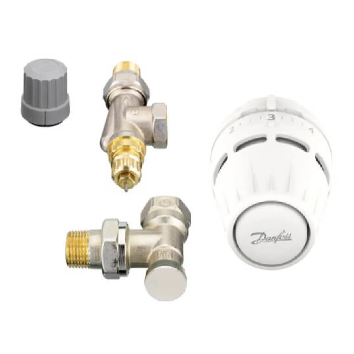 Комплект термостатичний Danfoss Regus осьовий RA + RA-FN + RLV-S 15 - Фото 1