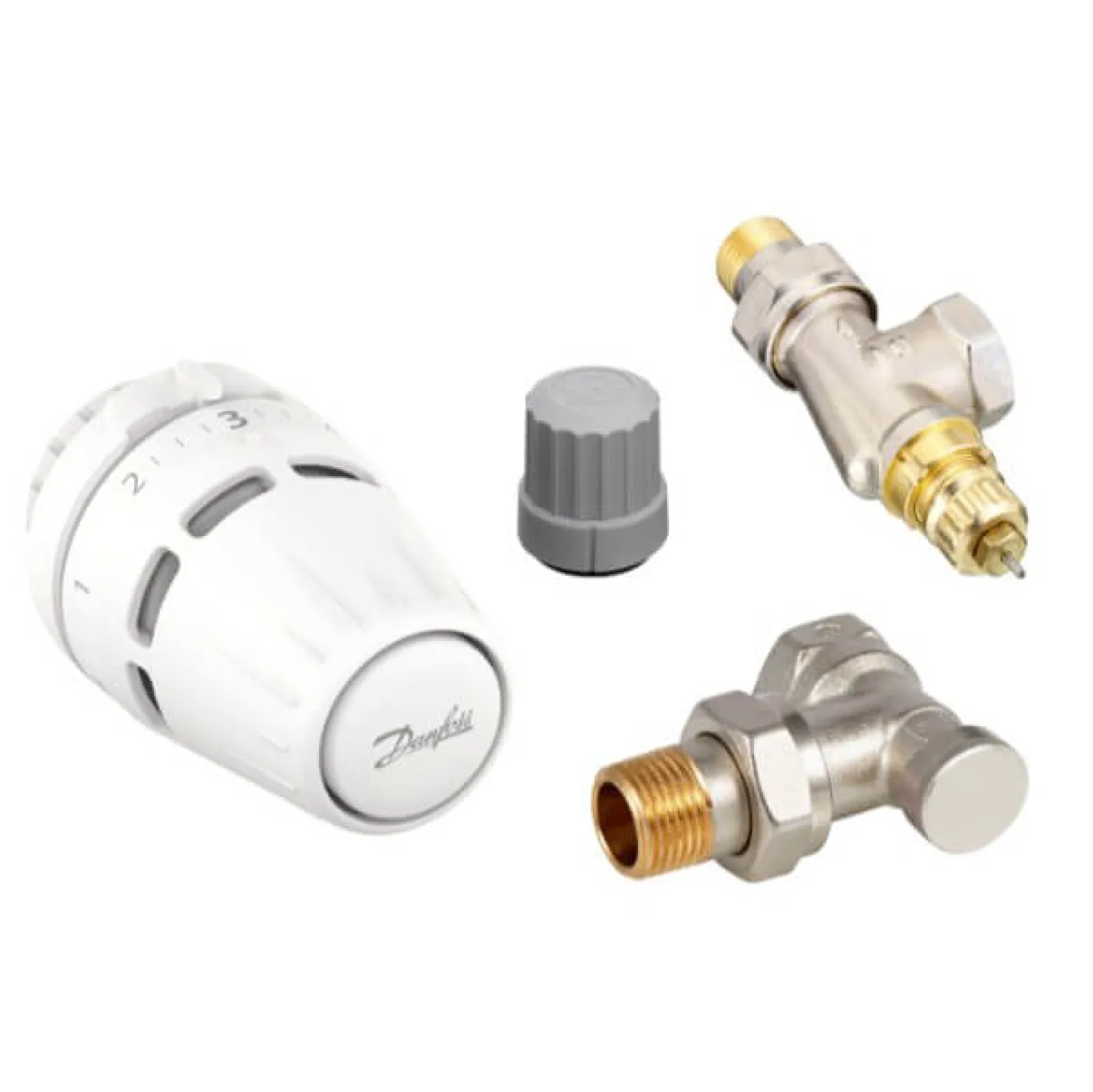 Комплект термостатичний Danfoss Regus осьовий RA + RA-FN + RLV-S 15 - Фото 2