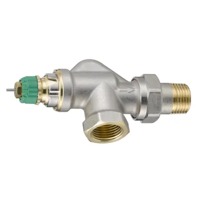 Клапан радіаторний під термоголовку Danfoss RA-DV 1/2" кутовий горизонтальний (013G7710)
