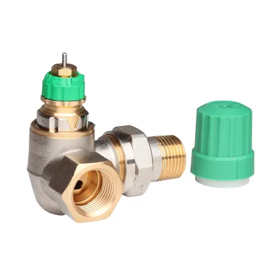 Клапан радіаторний під термоголовку Danfoss RA-DV  1/2" кутовий лівий (013G7720)
