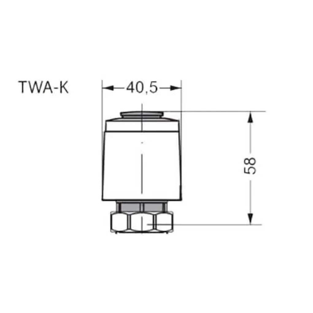 Термоэлектрический привод Danfoss TWA-K Thermot (088H3222)- Фото 3
