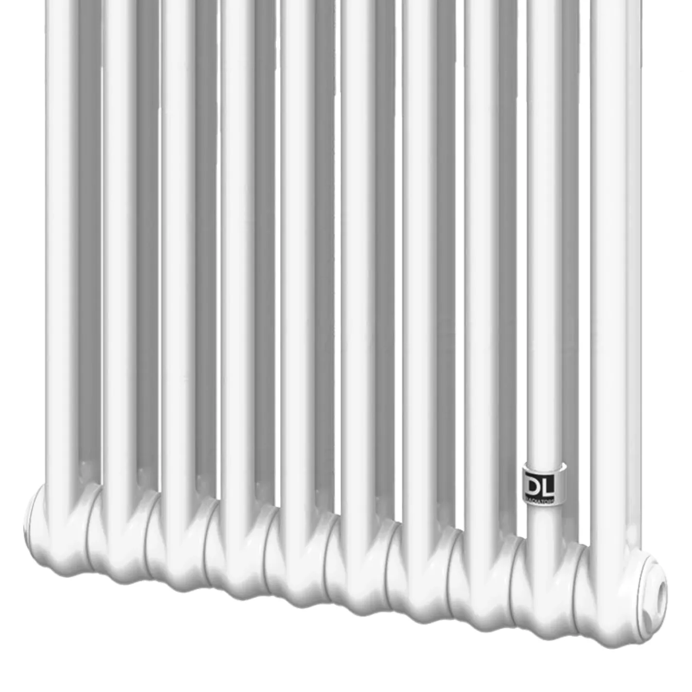 Трубчатый радиатор DeLonghi Multicolumn 1800 2 колонны 8 секций RAL9016 (170120242443) - Фото 1