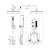Душевой набор Deante Box с термостатическим смесителем, черный (BXYZNECT)- Фото 2