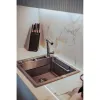 Кухонная мойка Deante Magnetic, гранит, без крыла, серый (ZRM_S103)- Фото 3