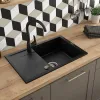 Набір для кухні Deante Corio, гранітна мийка ZRC_2113 + зміш. BEN_262M, графіт (ZRCA2113)- Фото 3