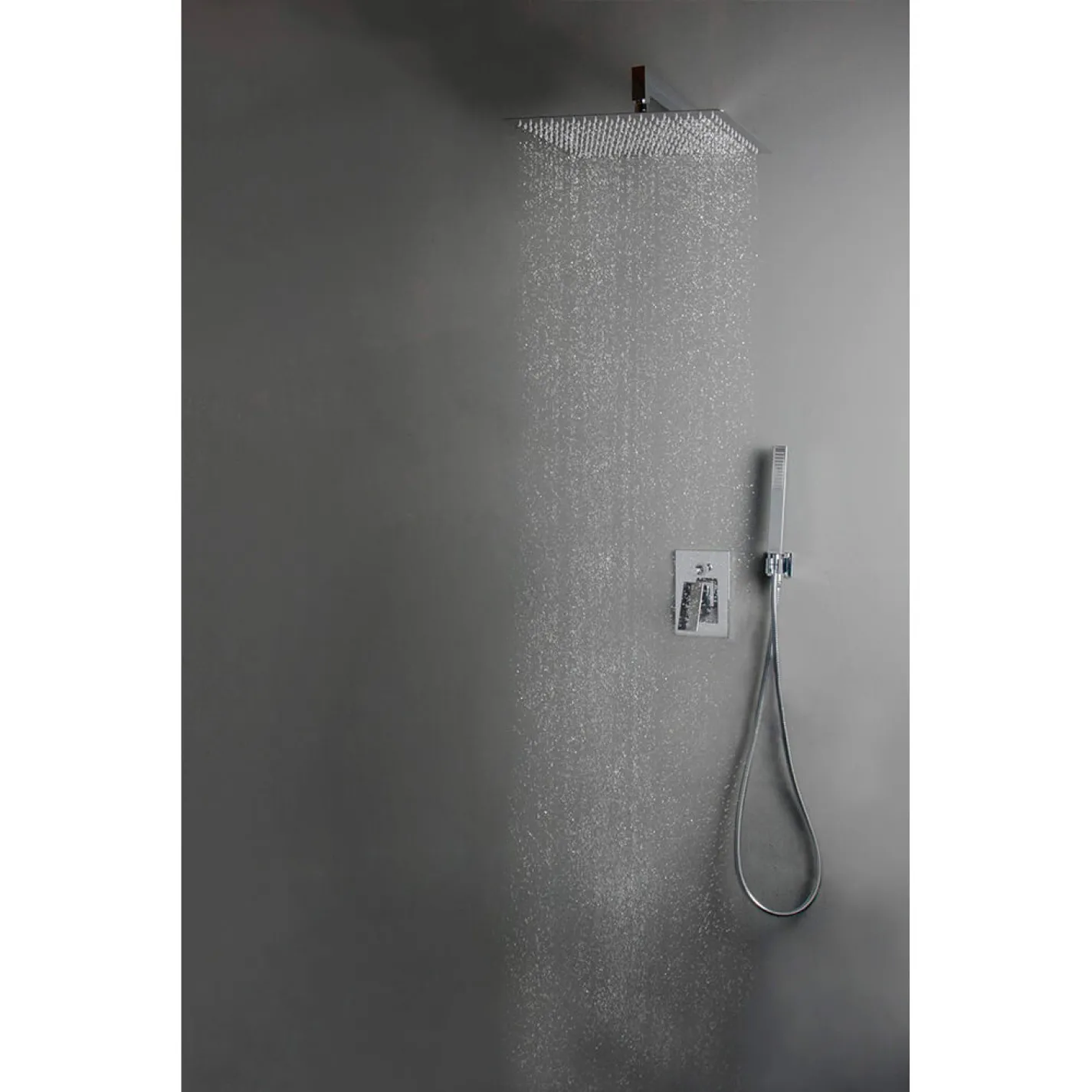 Душевой набор Deante Anemon со смесителем и верхним душем, хром (NAC_09AP) - Фото 3