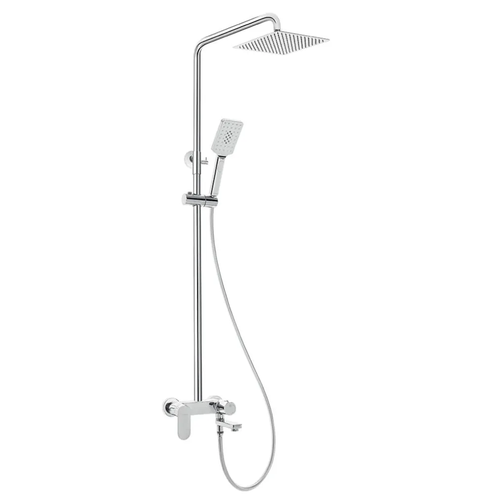 Душевая система Deante Alpinia со смесителем для ванной, душ - 1 функц., хром (NAC_01AM)- Фото 1