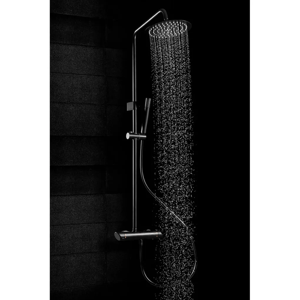 Душевая система Deante Arnika со смесителем для душа, душ - 1 функц., черный (NAC_N1QK)- Фото 3