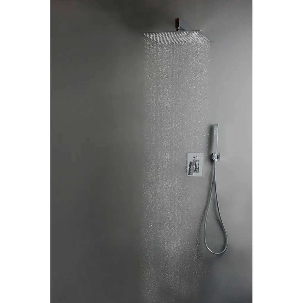 Душевой набор Deante Anemon со смесителем и верхним душем, хром (NAC_09AP)- Фото 4