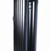 Трубчастый радиатор DeLonghi Multicolumn 2000 3 колонны 8 секций RAL90005MATT (0Q10320000800D0RAL9005M)- Фото 4