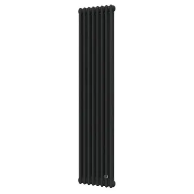 Трубчастый радиатор DeLonghi Multicolumn 1800 3 колонны 8 секций RAL90005MATT (0Q10318000800D0RAL9005M)