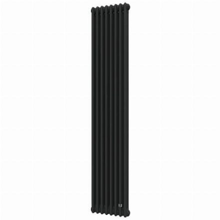 Трубчатый радиатор DeLonghi Multicolumn 2000 3 колонны 8 секций RAL90005MATT (0Q10320000800D0RAL9005M)