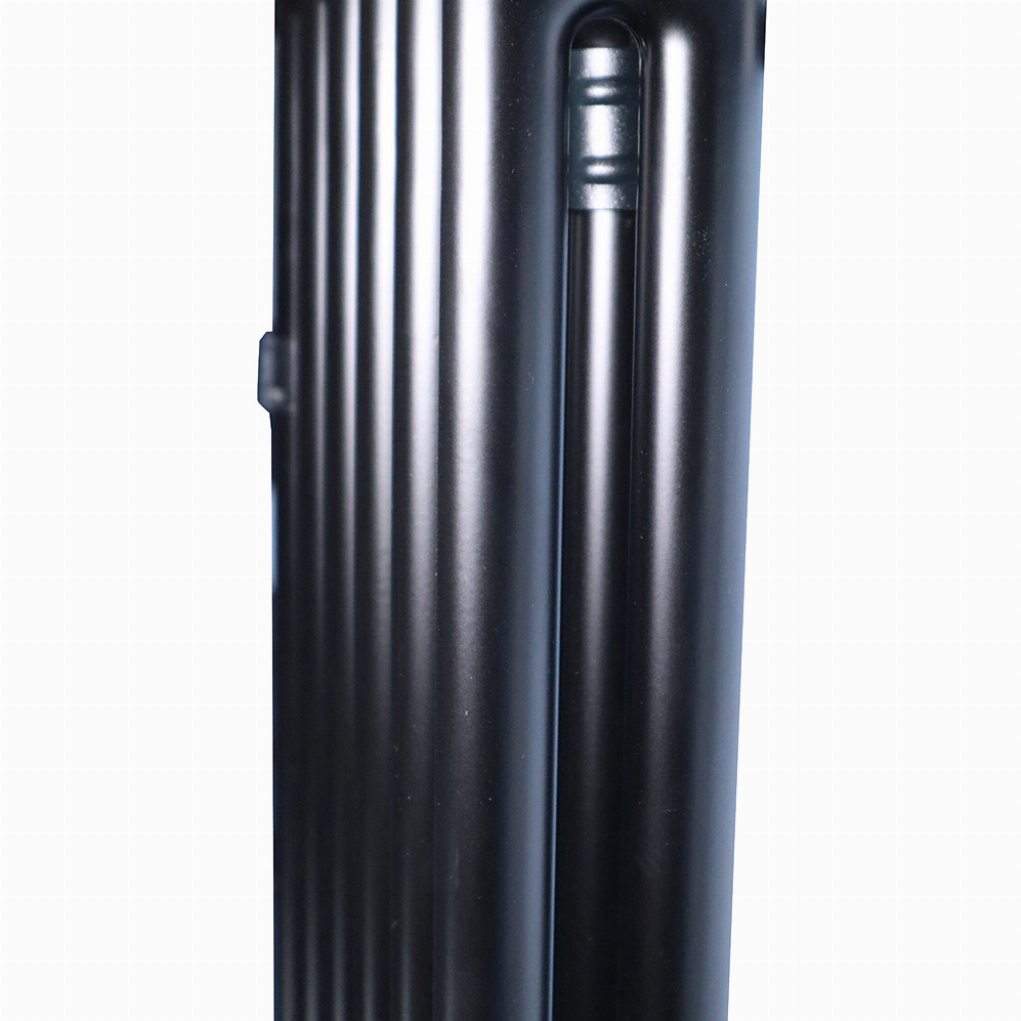 Трубчастый радиатор DeLonghi Multicolumn 2000 3 колонны 8 секций RAL90005MATT (0Q10320000800D0RAL9005M)- Фото 4