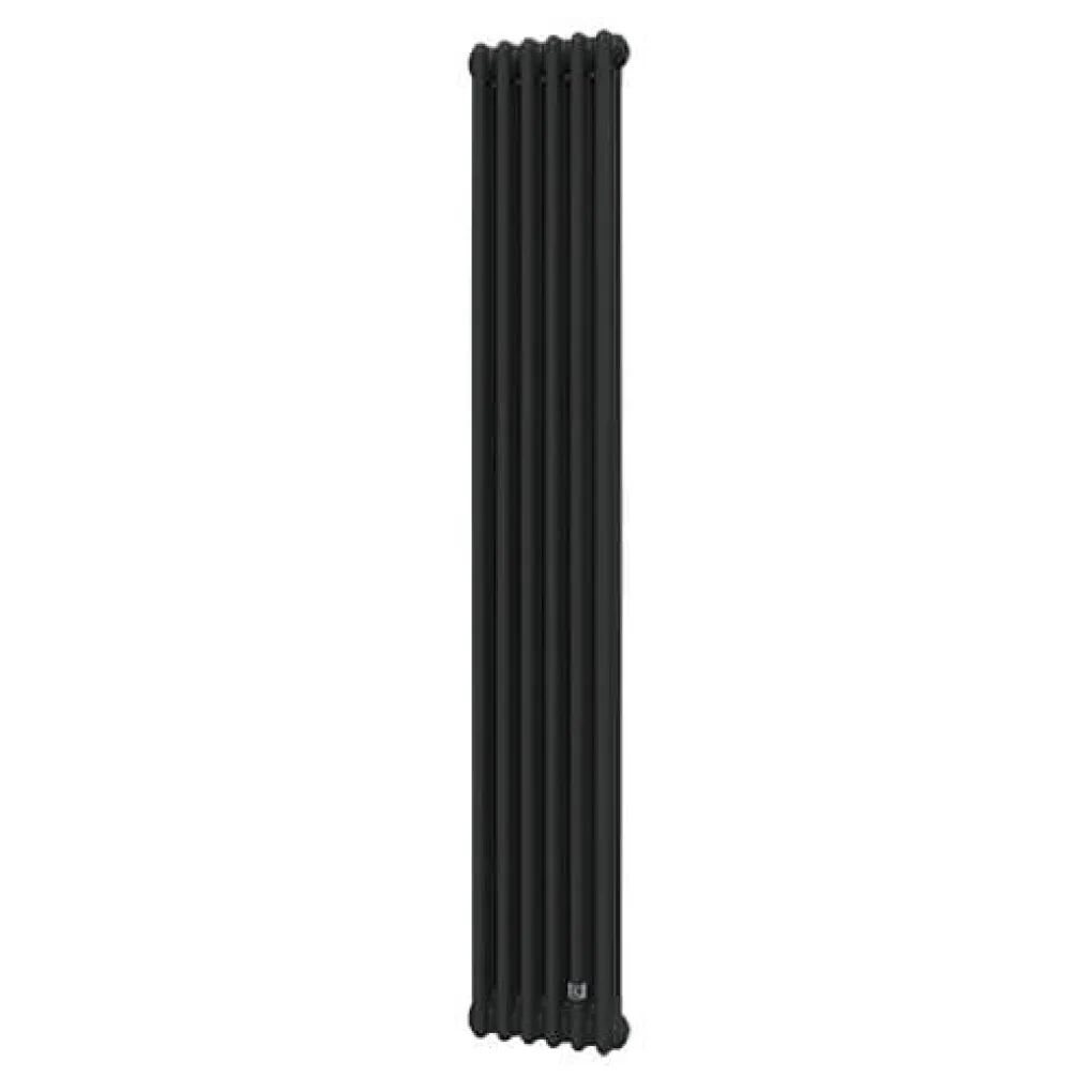 Трубчастый радиатор DeLonghi Multicolumn 1800 3 колонны 6 секций RAL90005MATT (0Q10318000600D0RAL9005M)- Фото 1