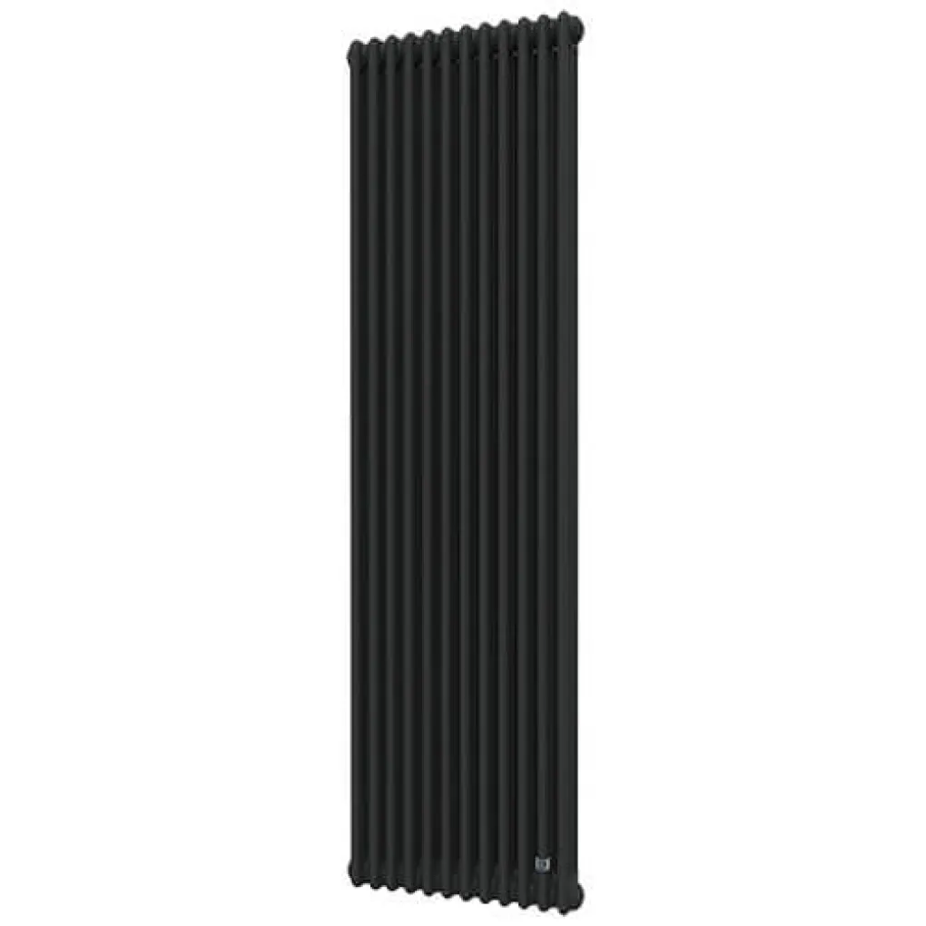 Трубчастый радиатор DeLonghi Multicolumn 2000 3 колонны 12 секций RAL90005MATT (0Q10320001200D0RAL9005M)- Фото 1