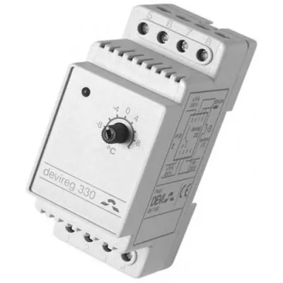 Терморегулятор для теплої підлоги DEVIreg 330 білий (140F1070)