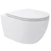Унитаз подвесной Devit Do It 4010510 безободковый с крышкой soft-close Vortex Flush белый- Фото 1