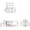 Унитаз подвесной Devit Do It 4010510 безободковый с крышкой soft-close Vortex Flush белый- Фото 2