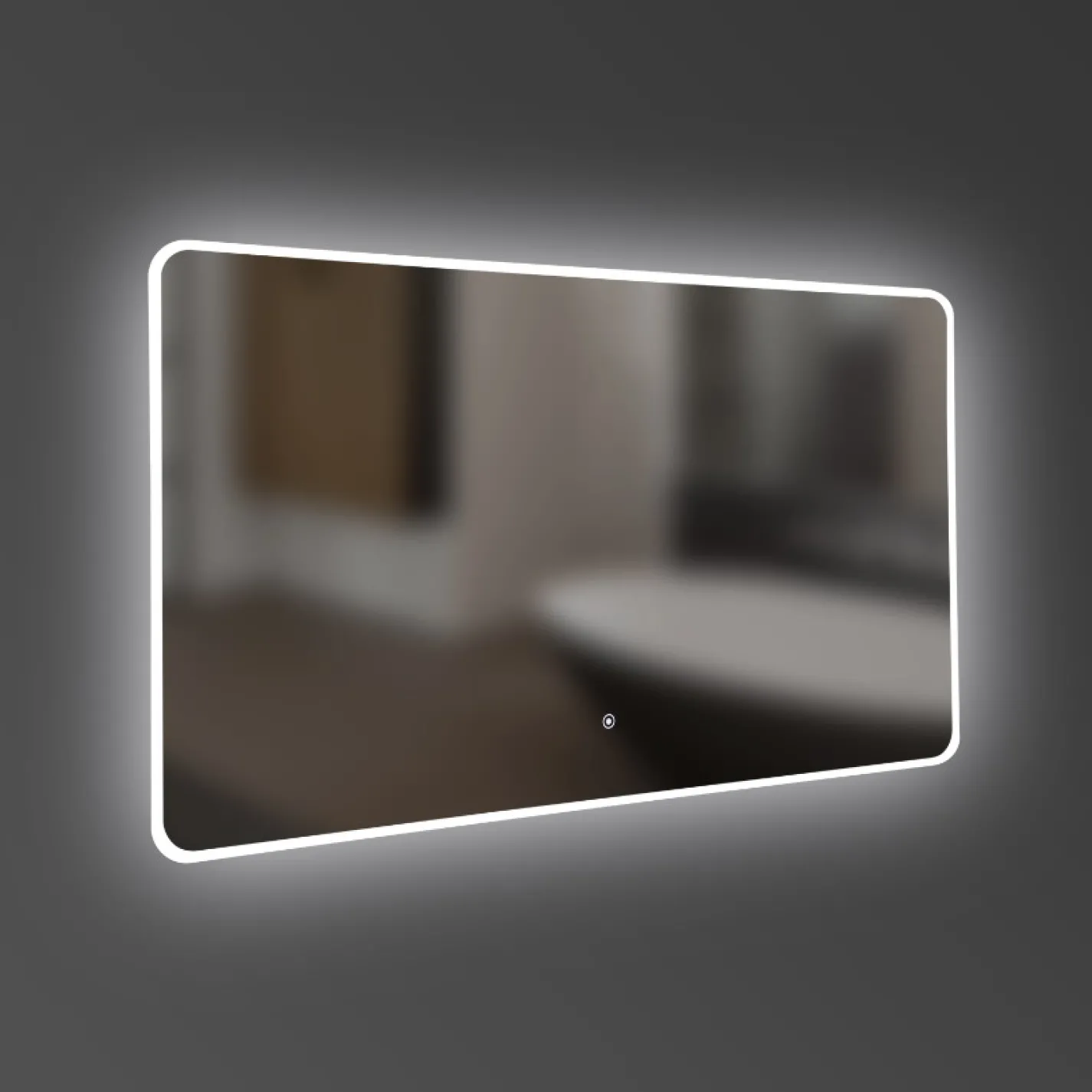 Зеркало Devit Acqua 1000x700, округлое, с LED-подсветкой (5257101) - Фото 3