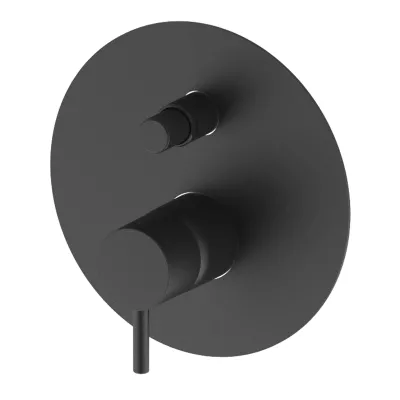 Смеситель скрытого монтажа для ванны Devit Art черный матовый (1502X140B)