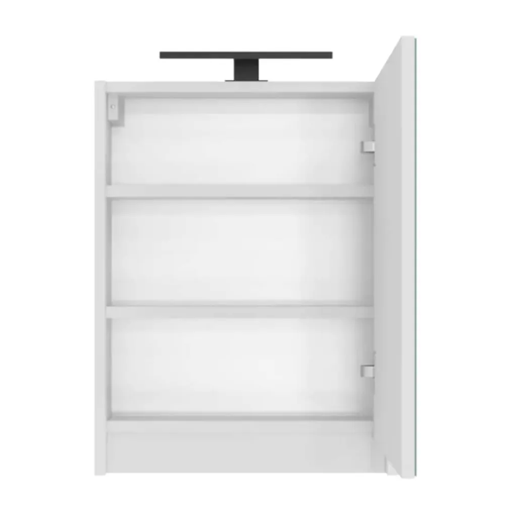 Зеркальный шкаф Devit Small с подсветкой, белый (065050W)- Фото 3
