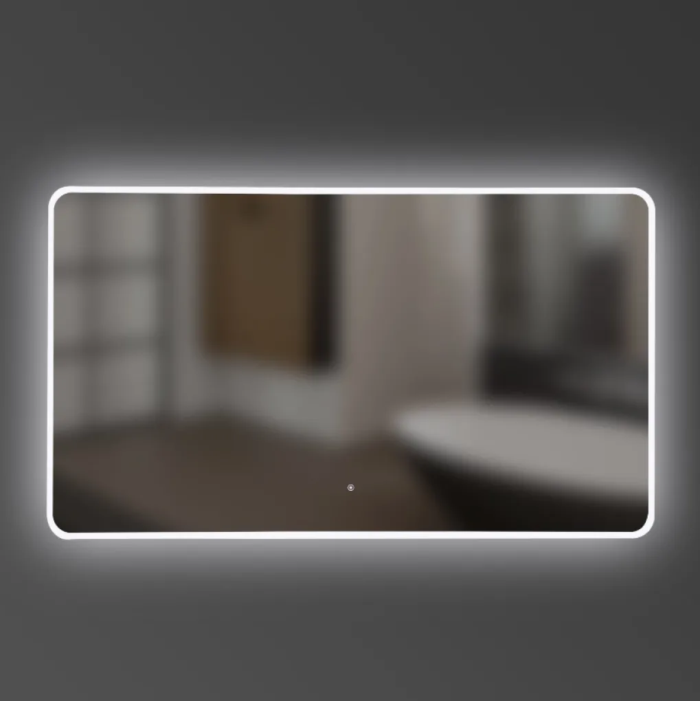Зеркало Devit Acqua 1200x700, округлое, с LED-подсветкой (5251200)- Фото 2
