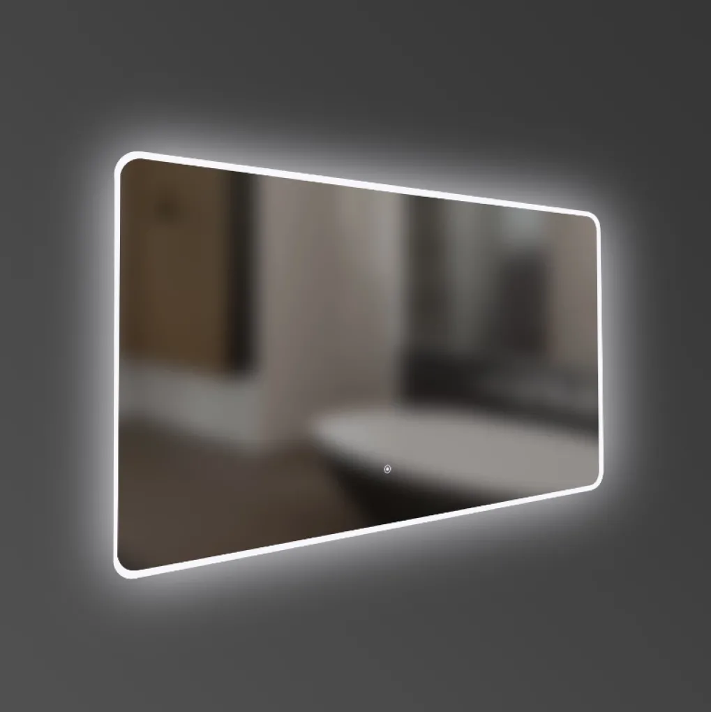 Дзеркало Devit Acqua 1200x700, округле, з LED-підсвічуванням (5251200)- Фото 3