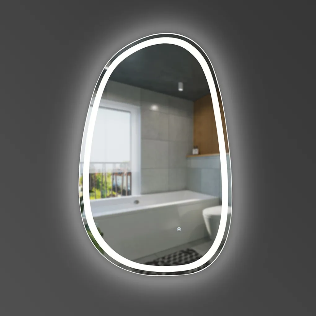 Зеркало Devit Style 630х930, асимметричное, с LED-подсветкой (5416090)- Фото 2