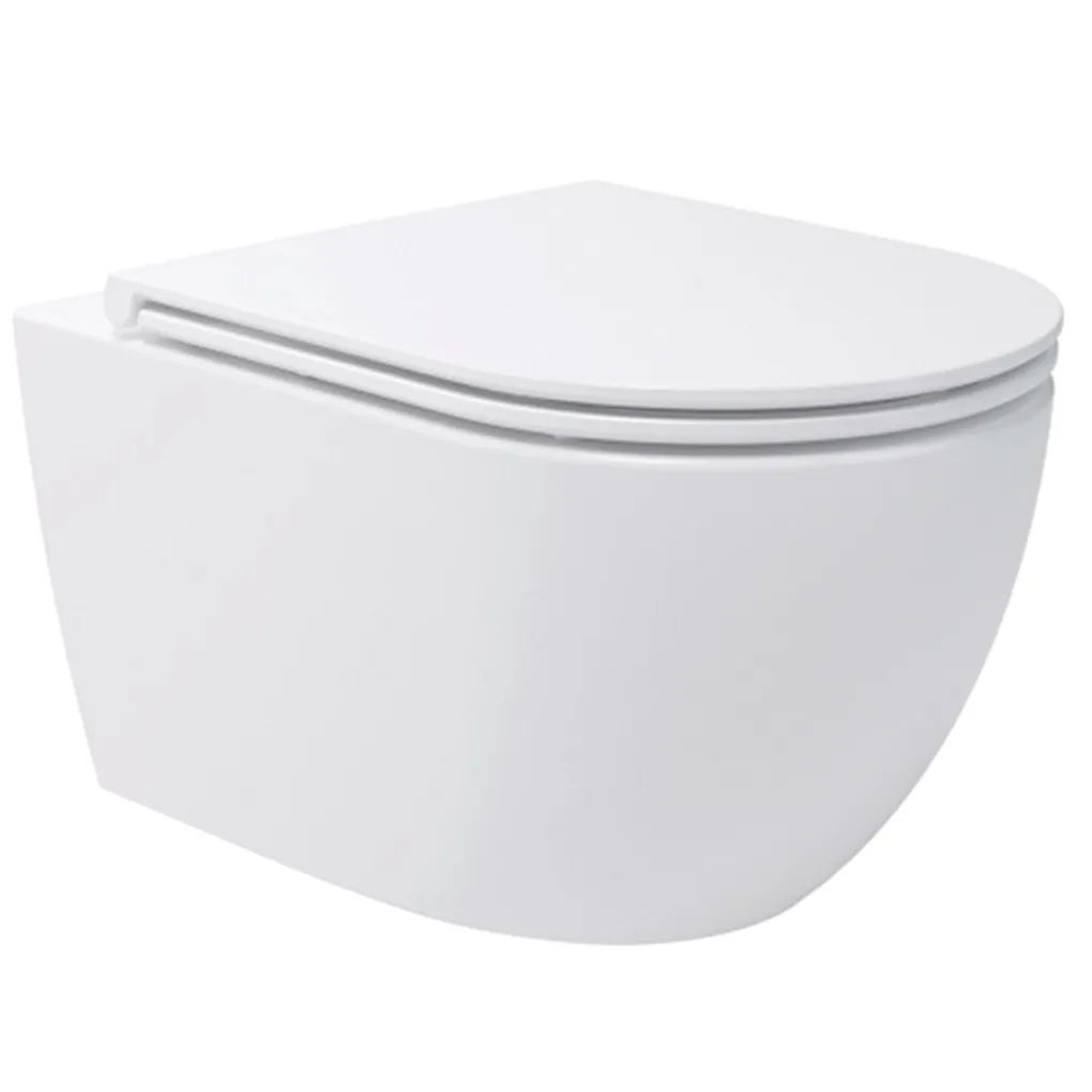 Унитаз подвесной Devit Do It 4010510 безободковый с крышкой soft-close Vortex Flush белый- Фото 1