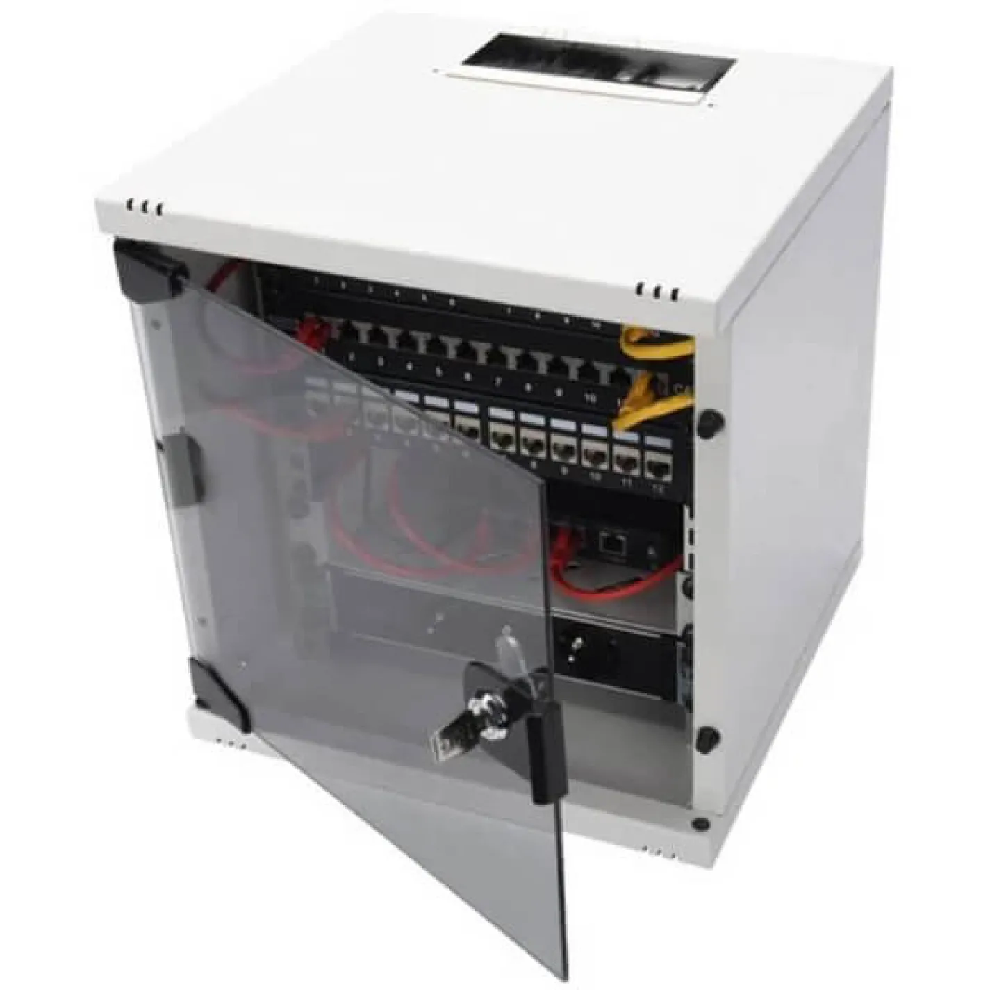 Комутаційна шафа Digitus 10" 6U 312x300 мм сіра - Фото 3