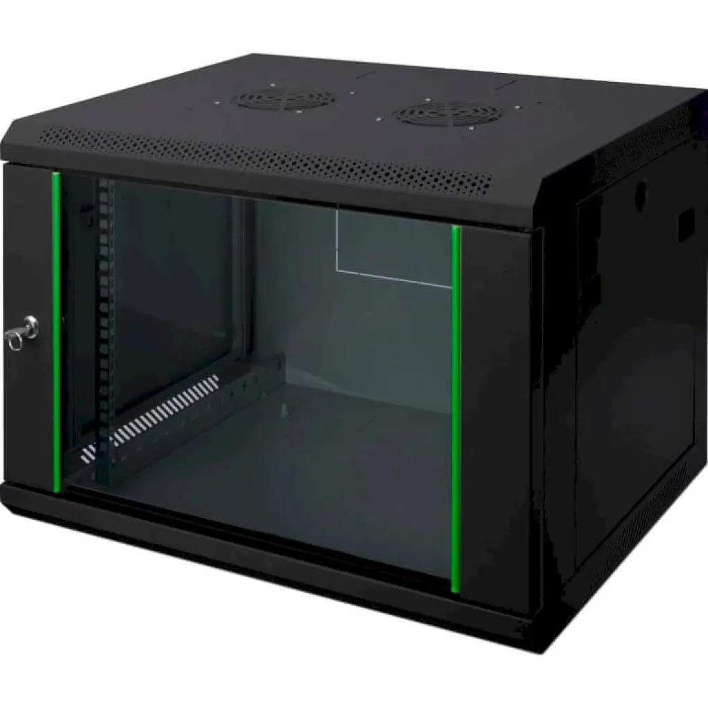 Комутаційна шафа Digitus Wall Mounting Unique 600x600 мм 19" 7U чорна- Фото 1