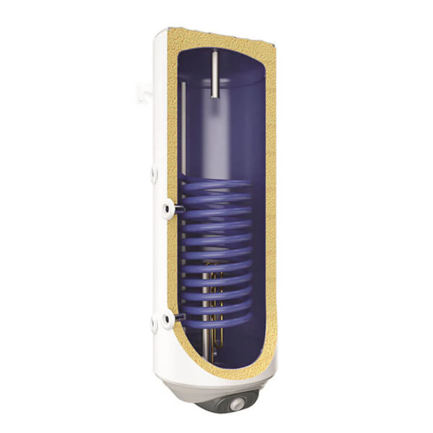 Комбинированный водонагреватель DJOUL настенный 100 л правый (WV10046SR) - Фото 2