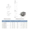 Свердловинний відцентровий насос Dongyin 3.5SDm3/6 0.25 кВт 80(50)л/хв Ø94мм (777111)- Фото 2