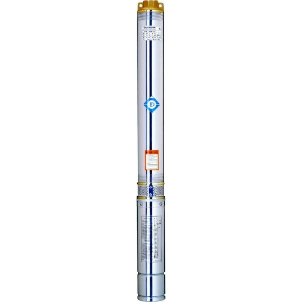 Скважинный центробежный насос Dongyin 1.1 кВт 45 л/мин 70 м кабель- Фото 1