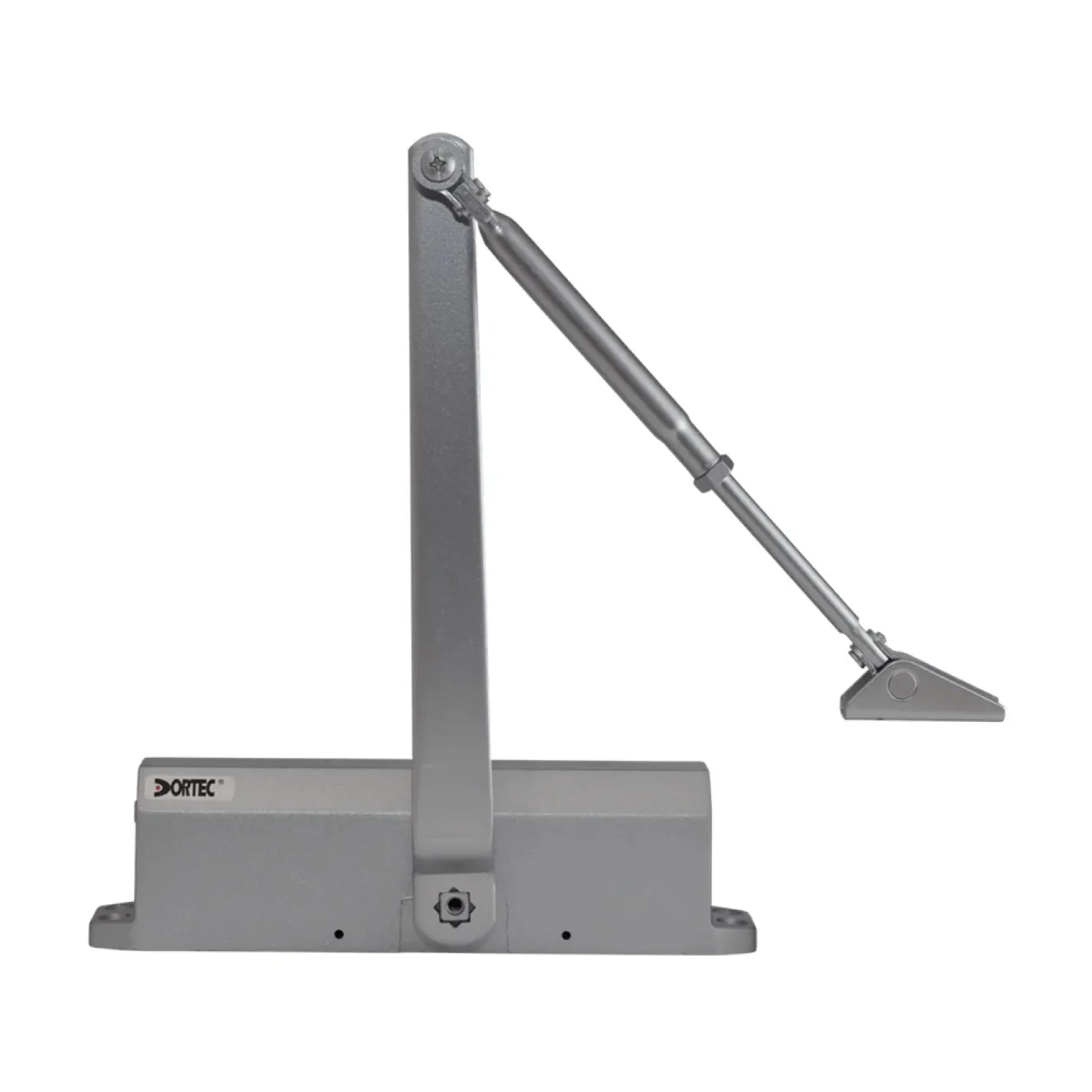 Дверной доводчик Dortec DT-536H Silver с фиксацией двери в открытом положении серебристый (63-00008) - Фото 2