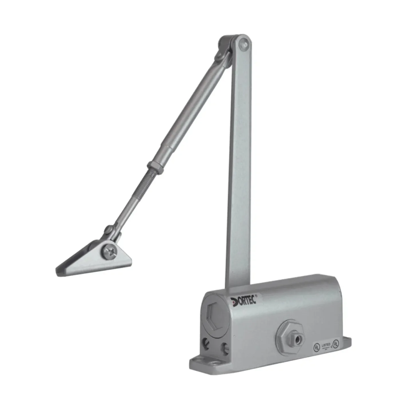 Дверной доводчик Dortec DT-62 Silver серебристый (63-00038) - Фото 1