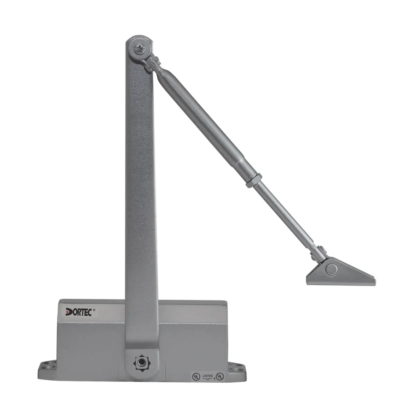 Дверной доводчик Dortec DT-63H Silver с фиксацией двери в открытом положении серебристый (63-00017) - Фото 2