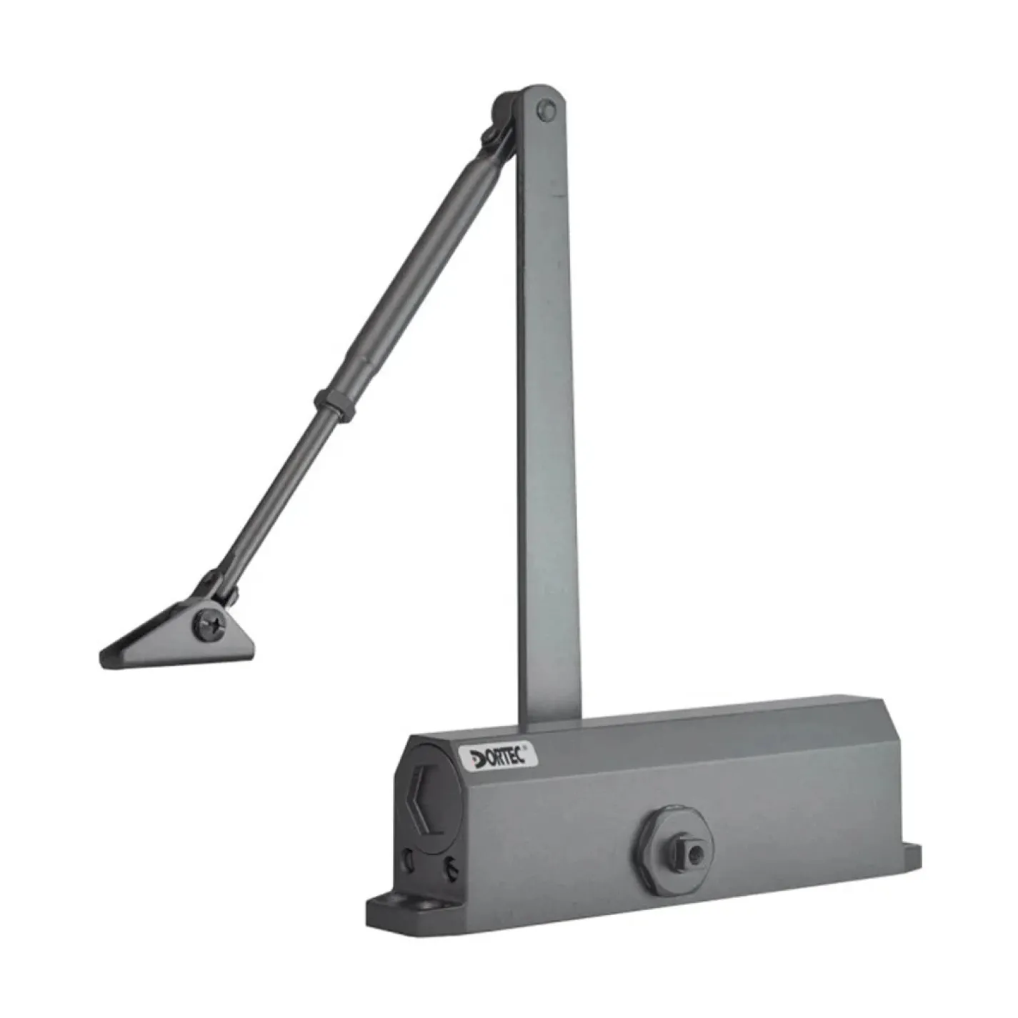 Дверной доводчик Dortec DT-65 Graphite графитовый (63-00025) - Фото 1